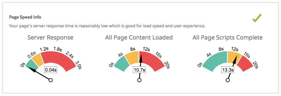 pagespeedの結果